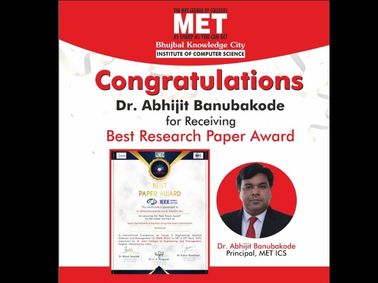 MET_ACADEMICIAN_RECEIVES_BEST_RESEARCH_PAPER_AWARD